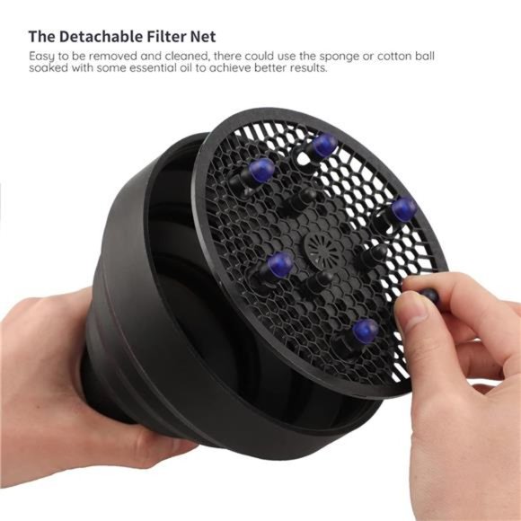 Travel Hair Dryer Diffuser, Segbeauty Collapsible Portable Hair Diffuser - Picture 5 of 7